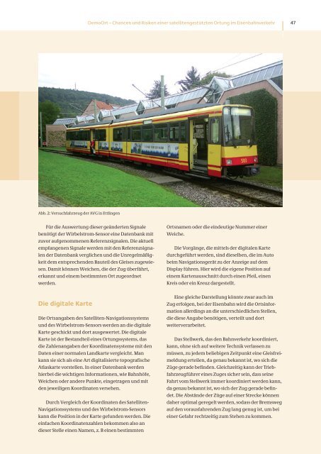 Schienenverkehr – sicher, leise, effizient - (IRT) der RWTH Aachen