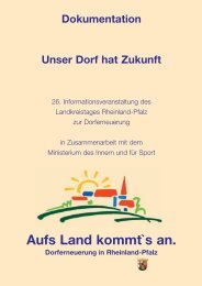 Unser Dorf hat Zukunft - beim Ministerium des Innern,für Sport und ...