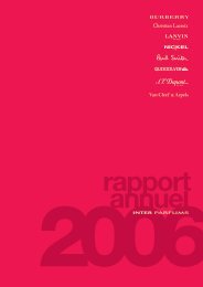 Rapport annuel - Inter Parfums