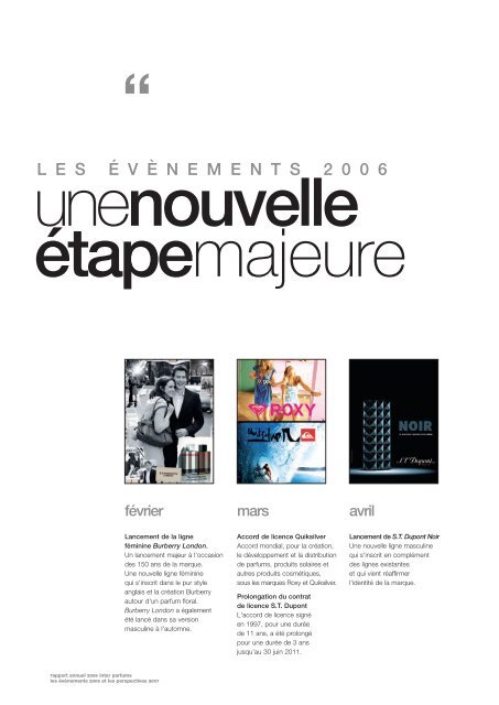 Rapport annuel - Inter Parfums