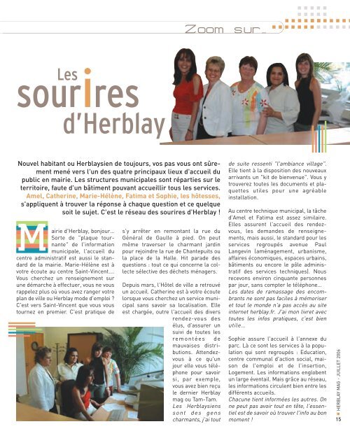 NÂ° 25 - bimestriel - juillet 2006 - Herblay