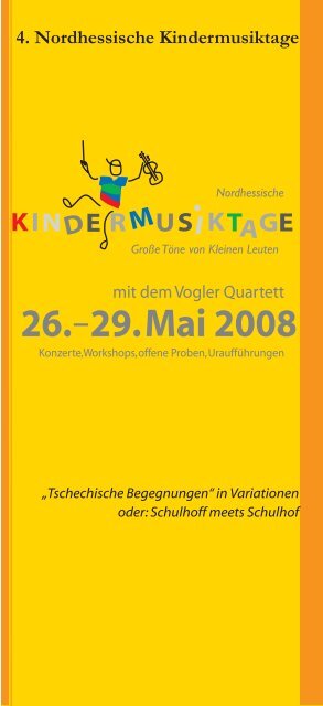 Programmheft (ca. 700 KB) - QuArt@Kindermusiktage eV