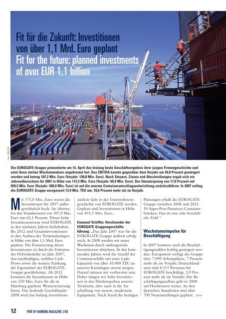 PORT OF HAMBURG magazine - Hafen Hamburg