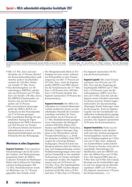PORT OF HAMBURG magazine - Hafen Hamburg