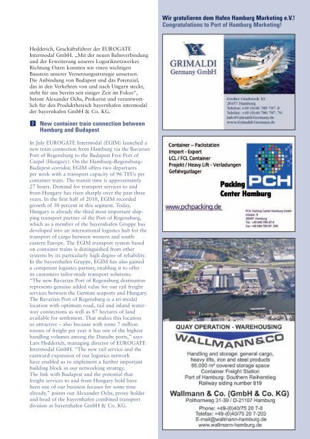Port of Hamburg Magazin 03 - Hafen Hamburg
