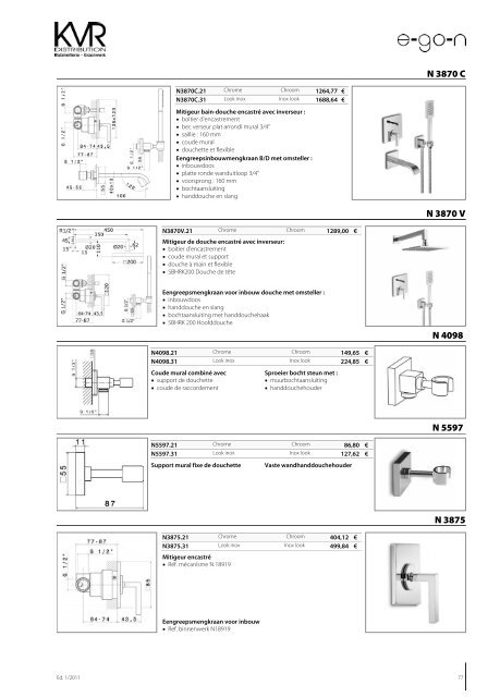 LAVE-MAINS | KOUDWATERKRANEN - KVR