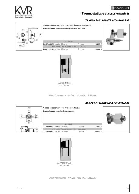 LAVE-MAINS | KOUDWATERKRANEN - KVR