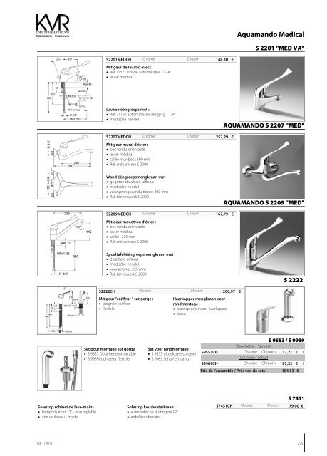 LAVE-MAINS | KOUDWATERKRANEN - KVR