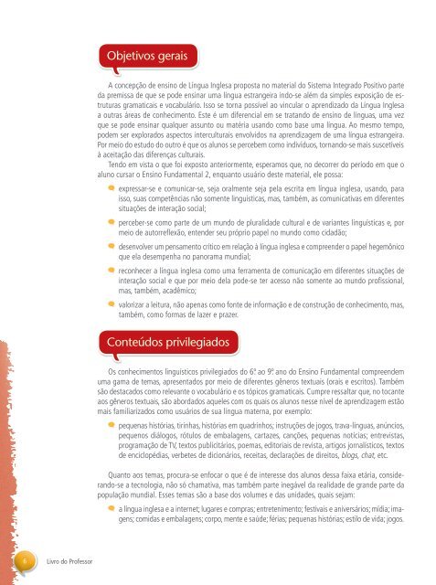 6Âº. ano â 1Âº. volume - Portal Educacional