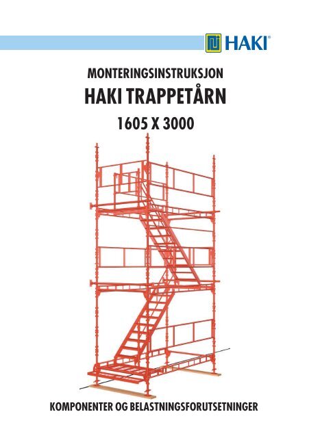 Haki trappetÃ¥rn monteringsveiledning - Byggesystemer
