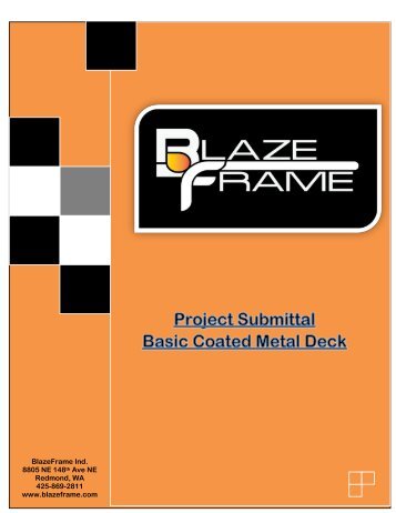Coated Metal Deck - BlazeFrame