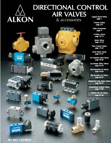 Directional Control Air Valves & Accessories - Alkon Corporation