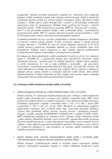 VyhodnocenÃƒÂ­ plnÃ„Â›nÃƒÂ­ SPÃ…Â½P 2004-2006 (PDF, 1 MB ) - CENIA, Ã„ÂeskÃƒÂ¡ ...