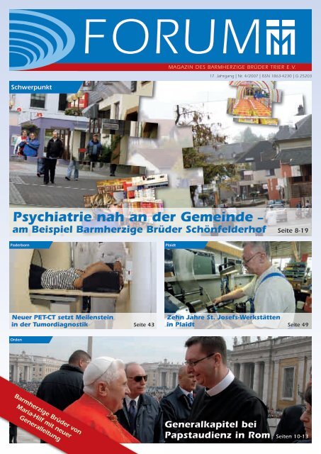 Psychiatrie nah an der Gemeinde – - Barmherzige Brüder Trier e. V.