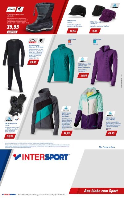 Hiermit bist Du auf jeder Piste der Blickfang! - Intersport