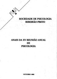 1985 - Sociedade Brasileira de Psicologia