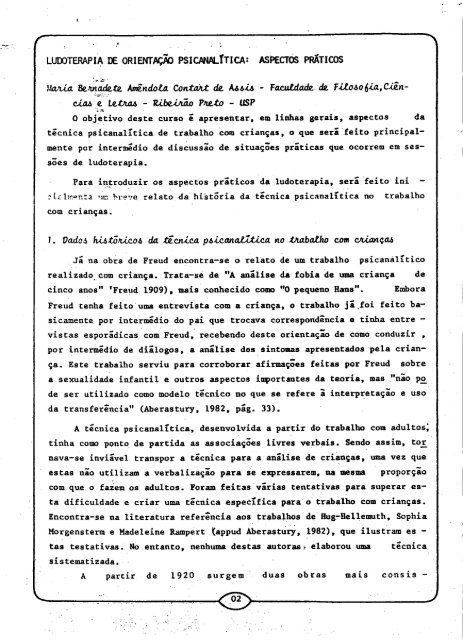 1985 - Sociedade Brasileira de Psicologia