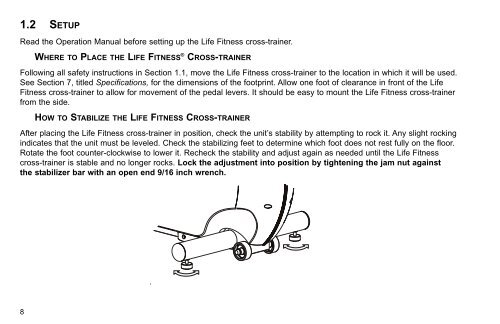 X9i - User Manual - Life Fitness