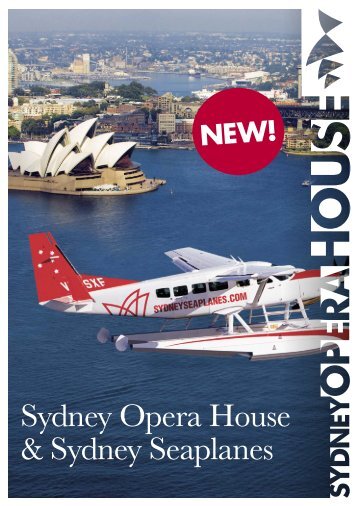 Sydney Opera House Seaplane brochure