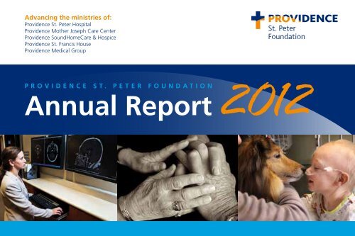 Providence St. Peter Foundation Annual Report 2012