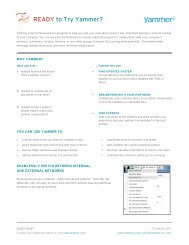 Yammer Admin Guide Yammer Success Center