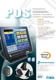 Protech PS-6508 POS Touch Screen PC Terminal Brochure