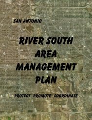 River South Area Coordinated Management Plan - San Antonio