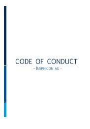 CODE OF CONDUCT