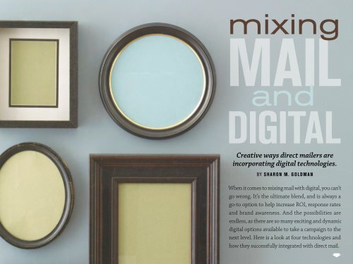 Creative ways direct mailers are incorporating digital technologies.