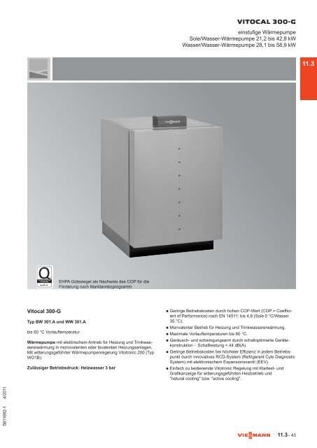 VITOCAL 300-G 11.3 - Linear GmbH