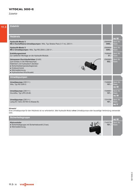 VITOCAL 300-G 11.3 - Linear GmbH