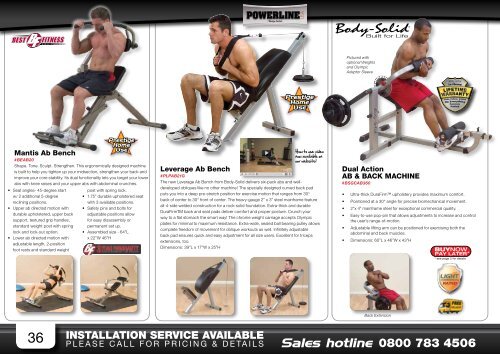 INSTALLATION SERVICE AVAILABLE - Fitness Superstore