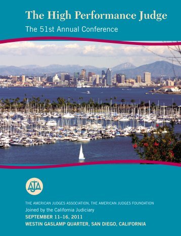 Conference Program - American Judges Association