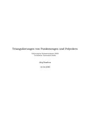 Triangulierungen von Punktmengen und Polyedern