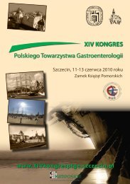 XIV KONGRES Polskiego Towarzystwa Gastroenterologii
