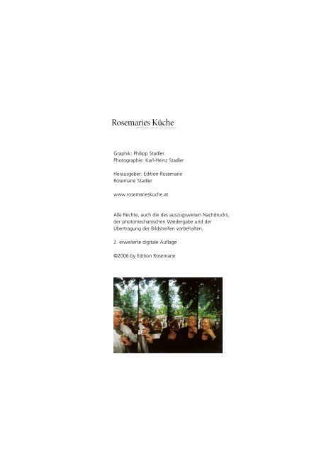 Kochbuch Rosemaries Kueche (PDF) - Rosemaries Küche