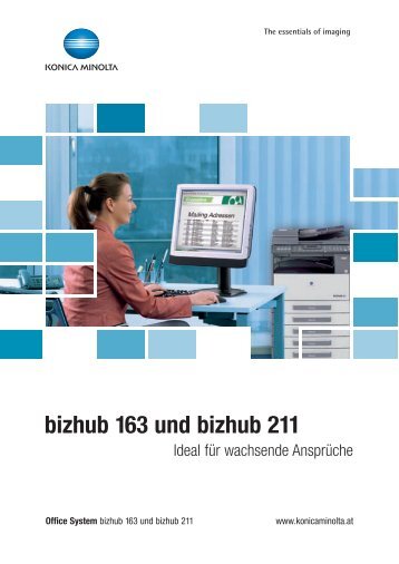 bizhub 163 und bizhub 211 - Konica Minolta