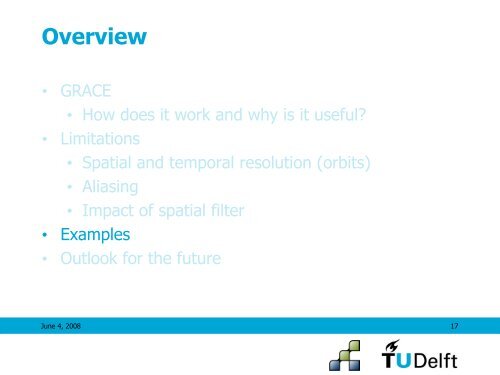 GRACE temporal resolution - FutureWater