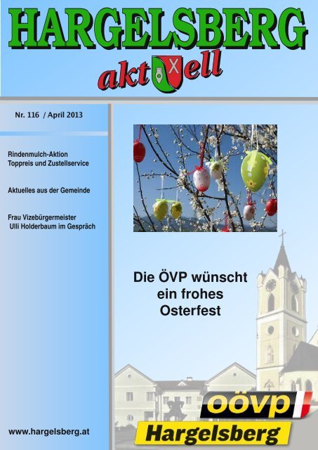 Ausgabe April 2013 - Hargelsberg Aktuell