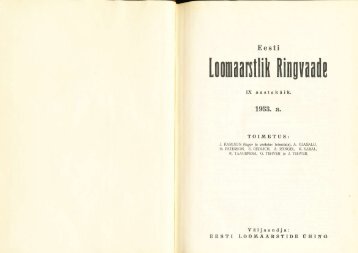 1933 Ringvaade nr.: 1 Kaks juhtu luu-kildmurru korpaalliigese ...