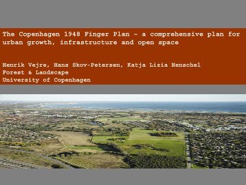 The Copenhagen 1948 Finger Plan â a comprehensive plan ... - Plurel