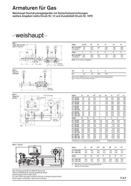 Armaturen für Gas - Linear GmbH