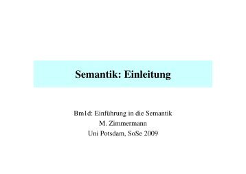 4. Deskriptive Bedeutung