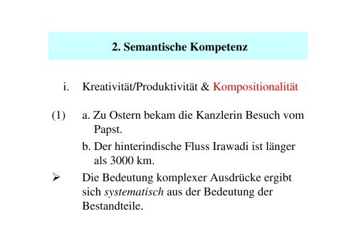 4. Deskriptive Bedeutung