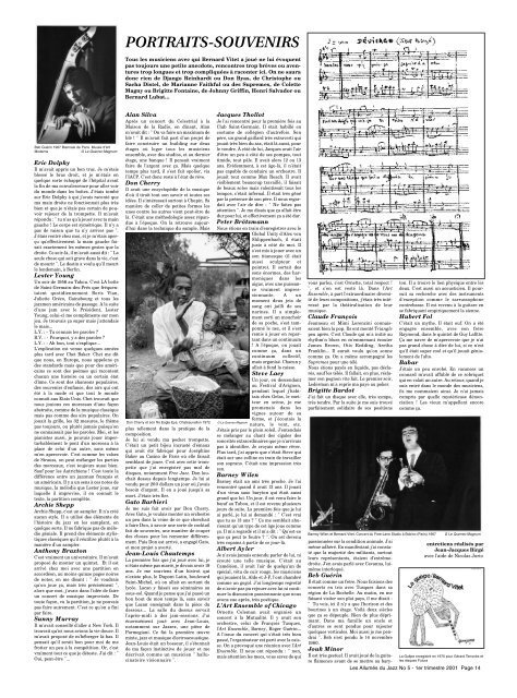 tÃ©lÃ©charger le journal : nÂ°5 - Les AllumÃ©s du Jazz