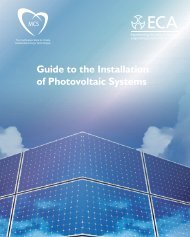 MCS Guide to the Installation of Photovoltaic systems - BPVA