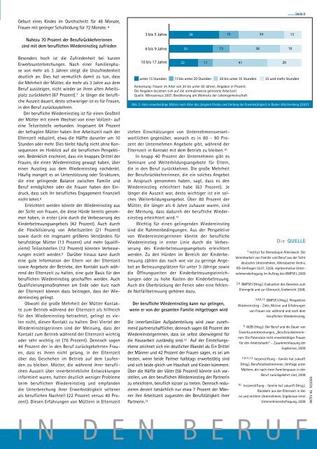 Seite 9 - Kompetenzzentrum Beruf & Familie Baden-Württemberg