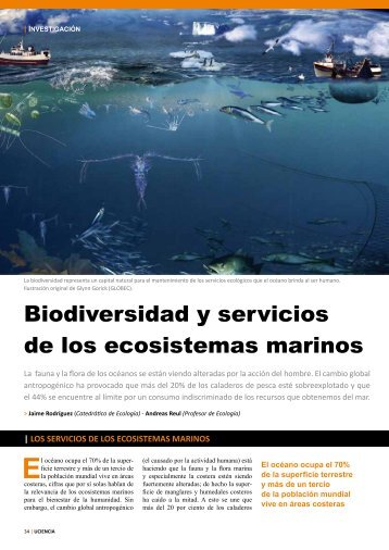 Biodiversidad y servicios de los ecosistemas marinos