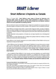 Smart Adserver s'implante au Canada