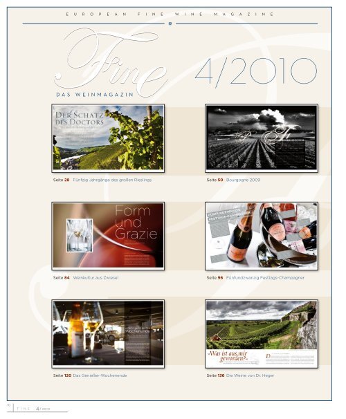 FINE Das Weinmagazin - 04/2010